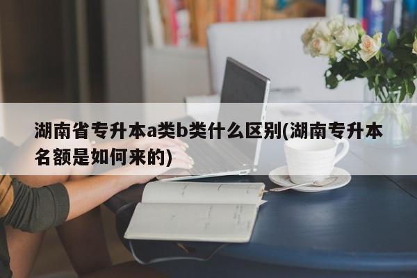 湖南省专升本a类b类什么区别(湖南专升本名额是如何来的)